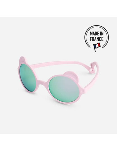 Ki ET LA KI ET LA Sun Ourson 1/2A col Rose Pale - vue de face (photo principale)